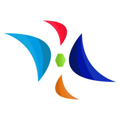 vector cool unique logo 