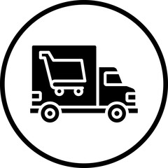 Groceries Delivery Icon Style