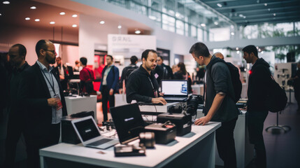 Obraz premium Showcasing Creative Innovations: Innovation Fair