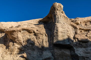Fototapeta premium Yadan Landform on the Desert of Xinjiang, China