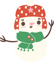 Cute Christmas Snowman