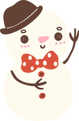 Cute Christmas Snowman