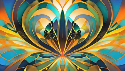 A Mesmerizing 3D Abstract Multicolor Visualization