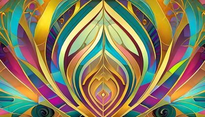 A Mesmerizing 3D Abstract Multicolor Visualization