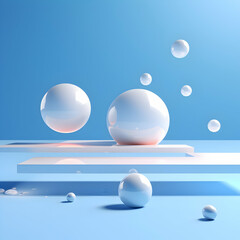 Fototapeta na wymiar background with bubbles