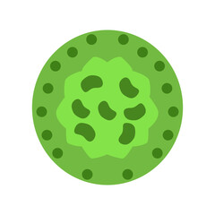 dangerous germs bacteria cartoon vector