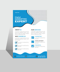 blue business template, Modern design