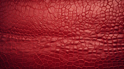 background of red vintage leather. generative AI.