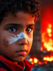 portrait of a palestinian kids