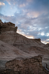 Fototapeta premium Yadan Landform in the Morning