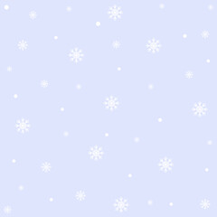 Background with snowflakes. Vector illustration. Paper, poster, template, decoration.