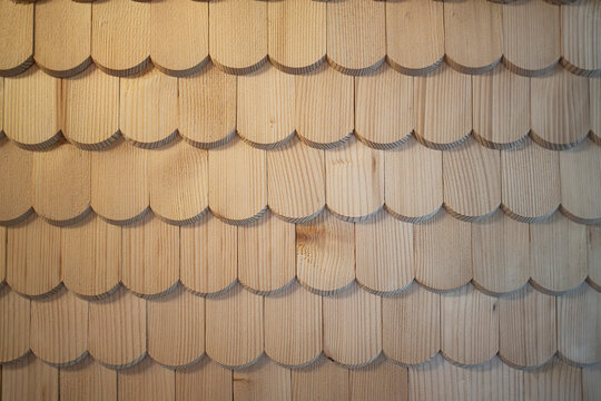 Wooden Shingles Background