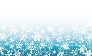 雪の結晶グラデーション背景
