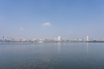 Urban Architecture Reflected by Xinglong Lake