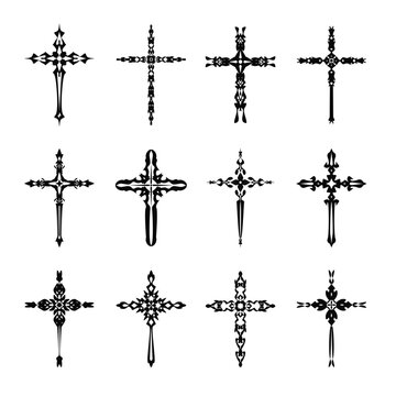 pattern with cross
