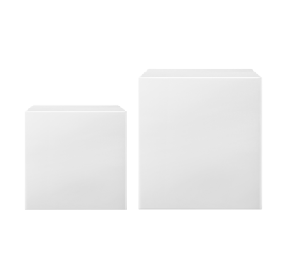 product packaging box empty box mockup isolated PNG transparent