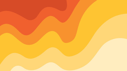 background orange gradient color wave pattern backdrop template
