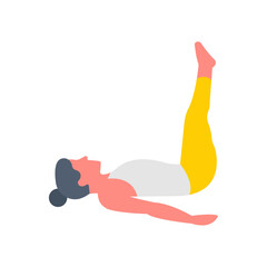 Legs Up Icon in vector. illustration
