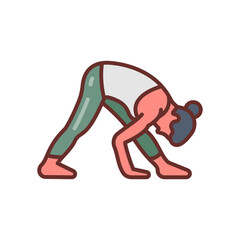 Side Stretch Icon in vector. illustration

