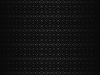 Black metal texture steel background. Luxurious steel ornament. Wire abstract background.