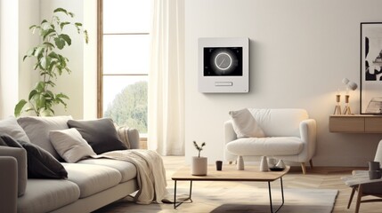 Smart Home Control Panel Where Contemporary Charm Meets Technology