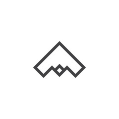 Mountain logo vector design template