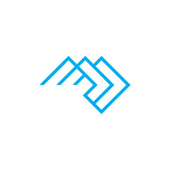 Mountain logo vector design template