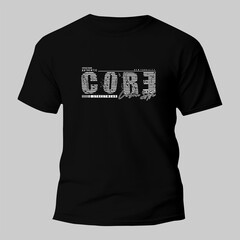 illustration t shirt typography for print