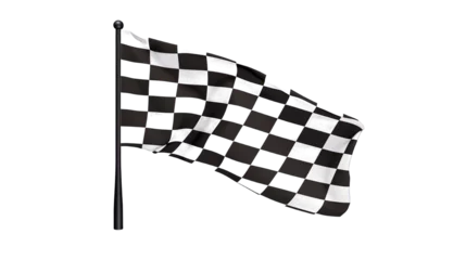 Foto op Canvas checkered racing flag © Ariestia