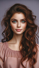 Portrait of a beautiful girl. Young woman