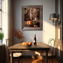 Dining Room Picture Frame | Modern Interior Design