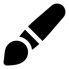 Paintbrush glyph icon