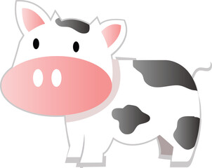 illustration of animal cow