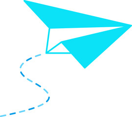 Paper Plane Illustration 
