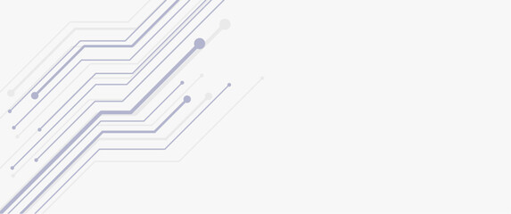 abstract diagonal electronic pcb line path layers with copyspace for text, modern tech or science vector illustration