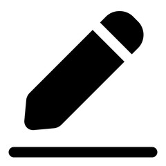 Edit text glyph icon