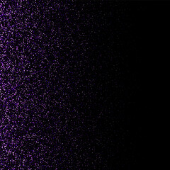 Purple glitter on a black background. eps 10