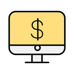 Online banking icon