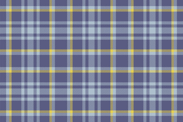 Plaid background, check seamless pattern. Vector fabric texture for textile print, wrapping paper, gift card or wallpaper.