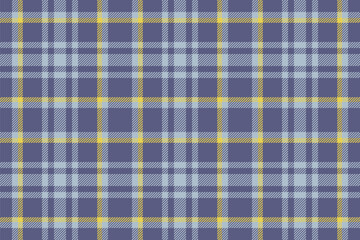 Plaid background, check seamless pattern. Vector fabric texture for textile print, wrapping paper, gift card or wallpaper.