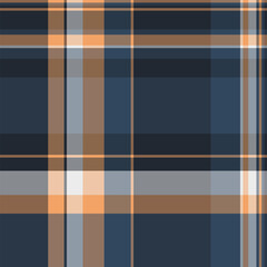 Textile pattern plaid of check seamless tartan with a vector background texture fabric.