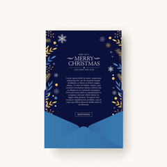 Christmas and New Year flyers, brochures, holiday cards templates