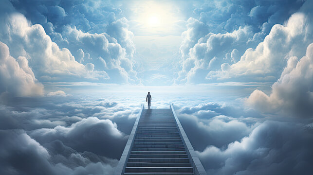 heaven and the stairwell of life