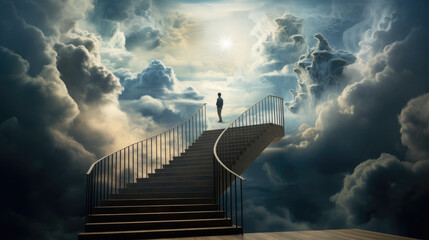 heaven and the stairwell of life