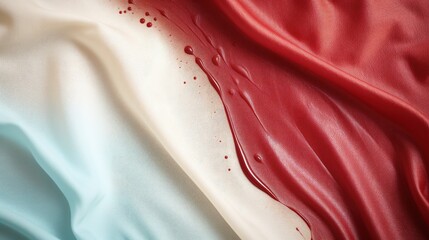 Textiles displaying stain removal on fabric fibers like blood and coffee stains Detergent ads cleaners posters banners EPS file