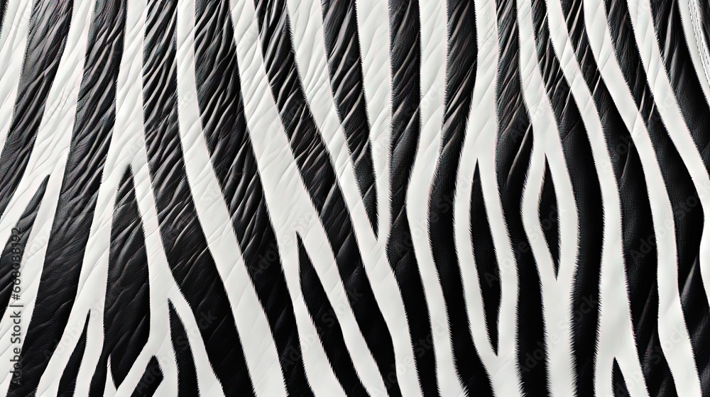 Poster zebra like retro pattern smooth animal skin design