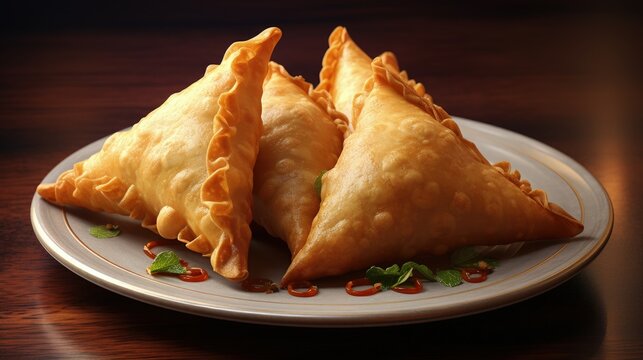 Samosa made with beef