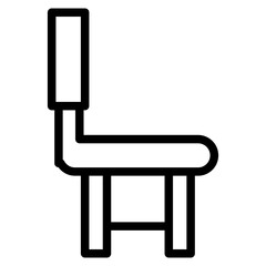 Fototapeta premium chair line