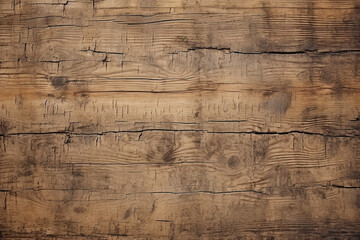 texture of old cracked wood with knots, generative AI