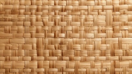 Straw background with woven texture